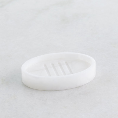 Global Views Alabaster Oval Box