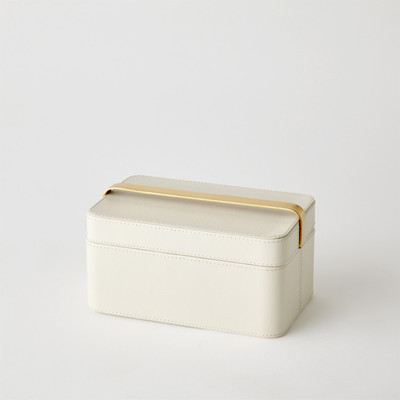 Global Views Avery Decorative Box - Milk - Med