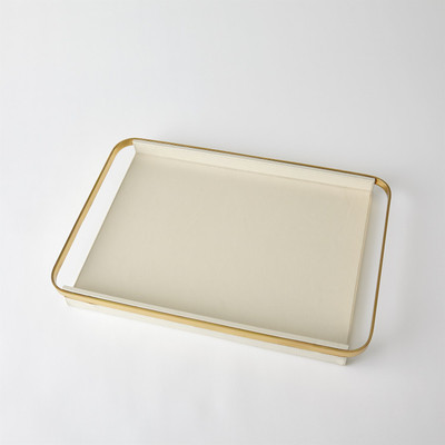 Global Views Avery Serving Tray - Milk - Lg