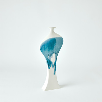 Global Views Curvy Bottle - Lambs Ear - Lg