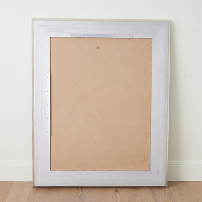 Global Views Delicate Basketweave Mirror - Silver