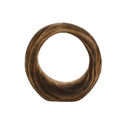 Burned Wood Ring Sculpture image 1