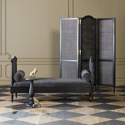 Global Views Josephine Daybed - Blackened Oak