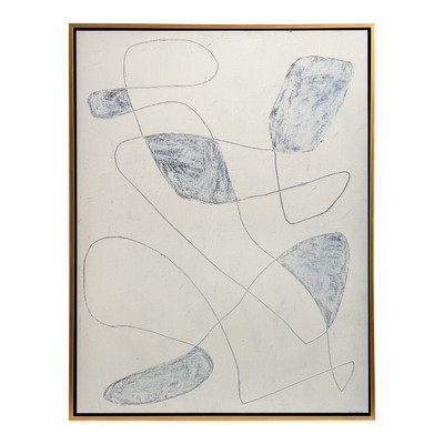 Global Views Scratch Loops Framed Art - Sable