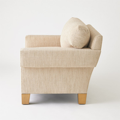 Global Views Square Arm Chair - Natural (Closeout)