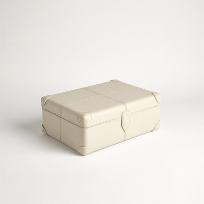 Global Views Tiburtina Box - Mist Leather - Sm