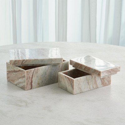 Global Views Toronto Marble Box - Lg