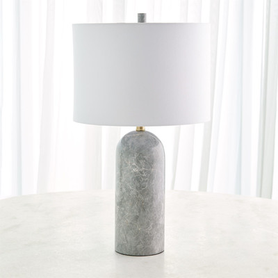 Studio A Callanish Marble Lamp - Grey - Lg