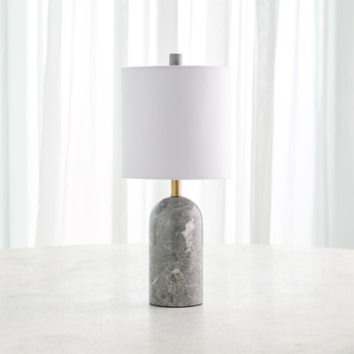 Studio A Callanish Marble Lamp - Grey - Sm