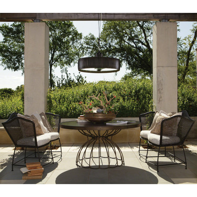 Studio A Crimp Chandelier - Bronze