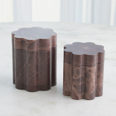 Studio A Cumulus Alabaster Tall Box - Chocolate - Lg