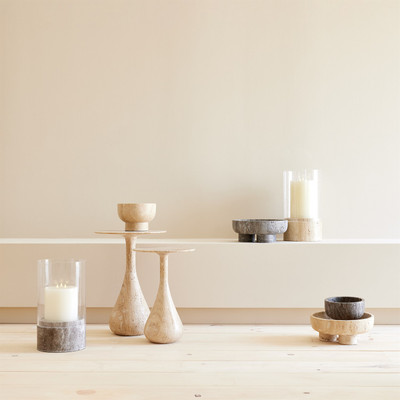 Studio A Dea Table - Travertine - Sm