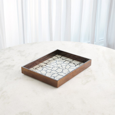 Studio A Eggshell Box - Antique Gold Leaf - Lg