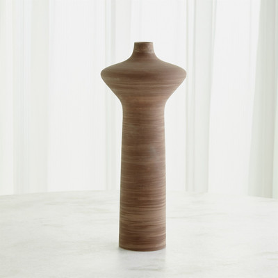 Studio A Expo Vase - Brown - Low Neck