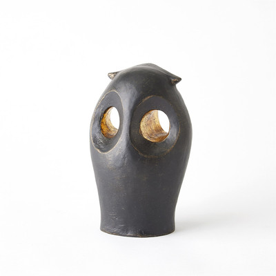 Studio A Gold Leafed Owl - Lg