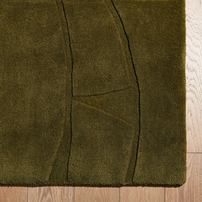 Studio A Kava Rug - Olive - 11 x 14