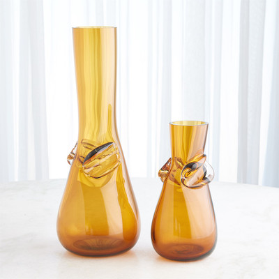 Studio A Knot Vase - Amber - Lg