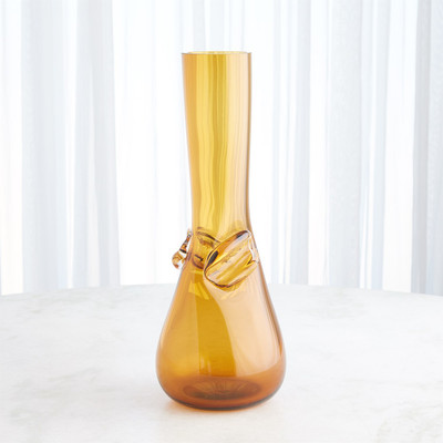 Studio A Knot Vase - Amber - Sm