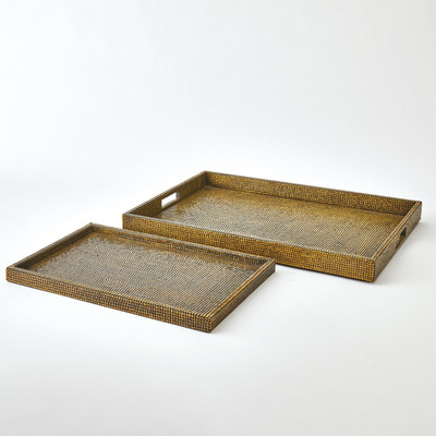 Studio A Lames Box - Aged Brass - Med