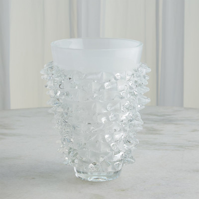 Studio A Porcupine Vase - White - Short (Closeout)