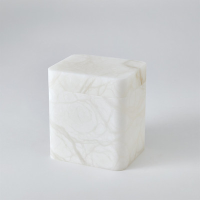 Studio A Raggio Alabaster Box - White - Med