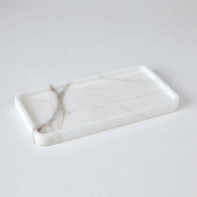 Studio A Raggio Alabaster Box - White - Med