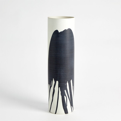 Studio A Splatter Vase - Ink - Sm