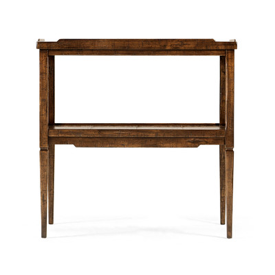 Jonathan Charles Casual Accents Country Walnut Side Table