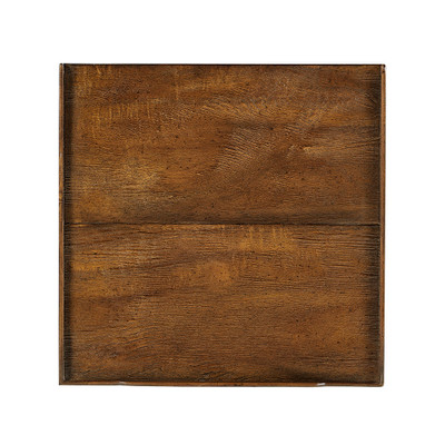 Jonathan Charles Casual Accents Country Walnut Square End Table