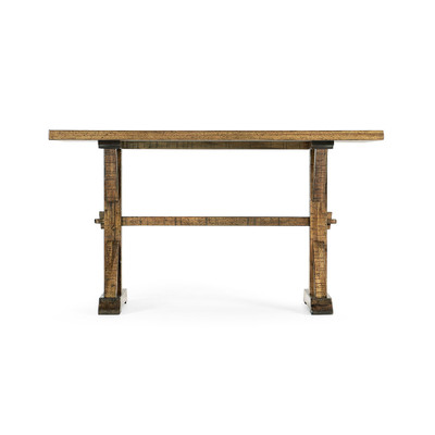 Jonathan Charles Casual Accents Medium Driftwood Dining Table 54"