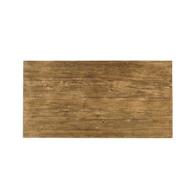 Jonathan Charles Casual Accents Medium Driftwood Dining Table 54"