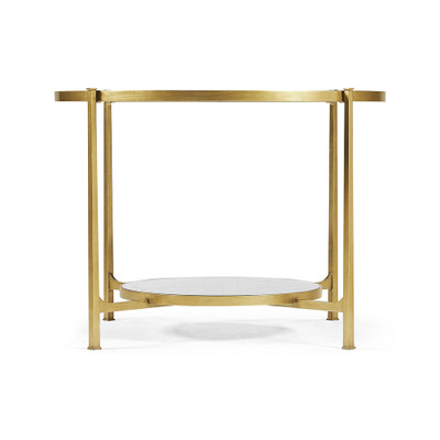 Jonathan Charles Luxe Transitional Center Table
