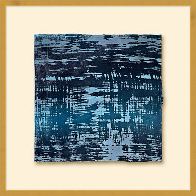 Wendover KOB Pacific Velvet Brushstroke Shadowbox
