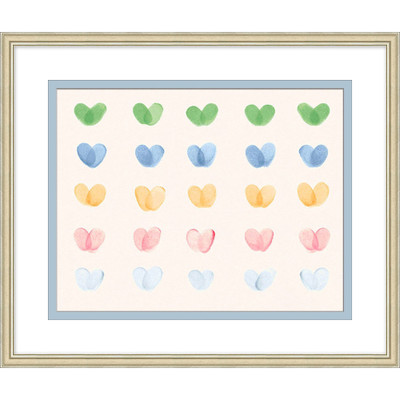 Wendover Rising Rainbow Hearts