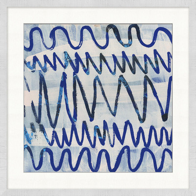 Wendover Symphony Blue Geometric 6