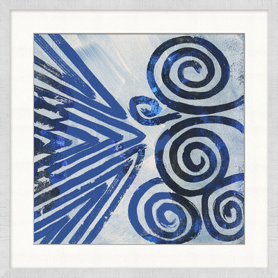 Wendover Symphony Blue Geometric 4