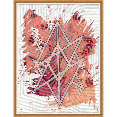 Wendover Pink And Red Geometric 1