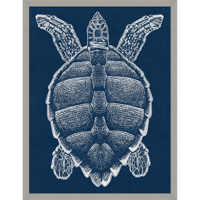 Wendover Sea Turtle with Silver Leaf 2