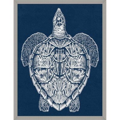 Wendover Sea Turtle with Silver Leaf 1