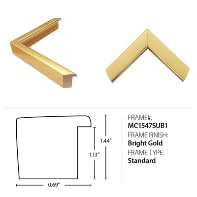 Wendover Gold Ornament 3