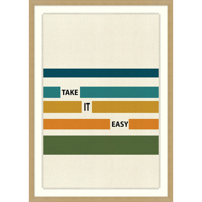 Wendover Striped Graphic Take It Easy