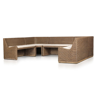 Amber Lewis x Four Hands Senna Dining Banquette U-Shape - 117"