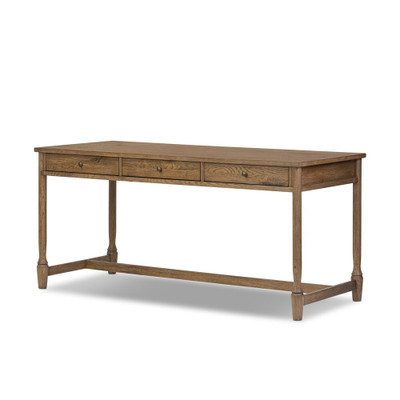 Amber Lewis x Four Hands Bari Desk - Weathered Oak Veneer