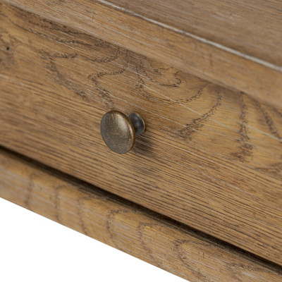 Amber Lewis x Four Hands Bari Desk - Weathered Oak Veneer