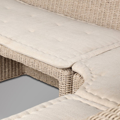 Amber Lewis x Four Hands Senna Outdoor Dining Banquette U-Shape - 117"