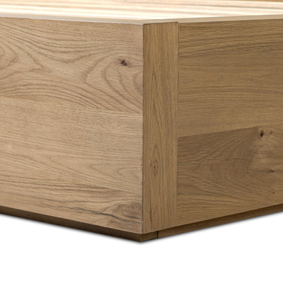 Four Hands Leo Bed - King - Rustic Light Natural Oak