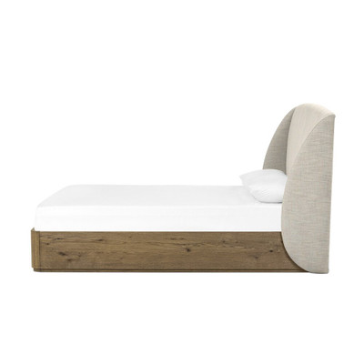 Four Hands Maeve Upholstered Headboard Only - Queen - Cambric Ivory