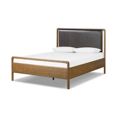 Four Hands Rosedale Bed - Queen - Amber Oak Veneer