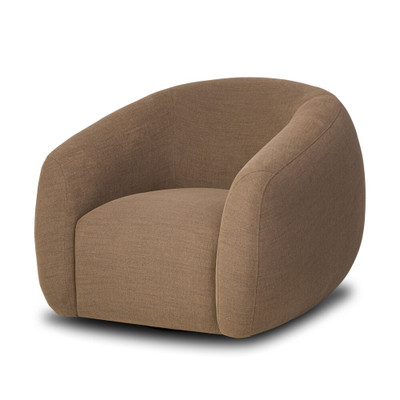 Four Hands Channing Swivel Chair - Crypton Nomad Mushroom