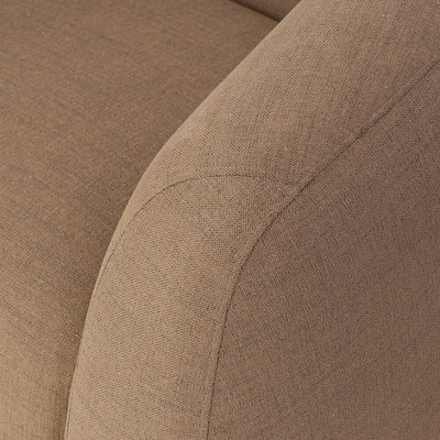 Four Hands Channing Swivel Chair - Crypton Nomad Mushroom